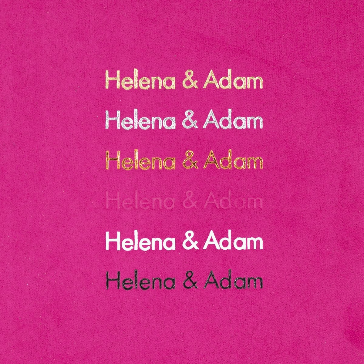 Eco Suede Embossing Examples