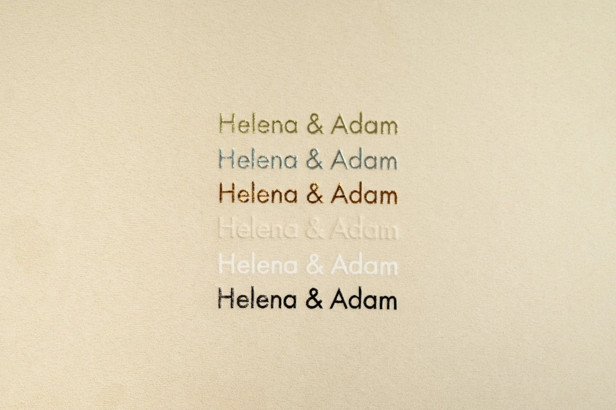Eco Suede Embossing Examples