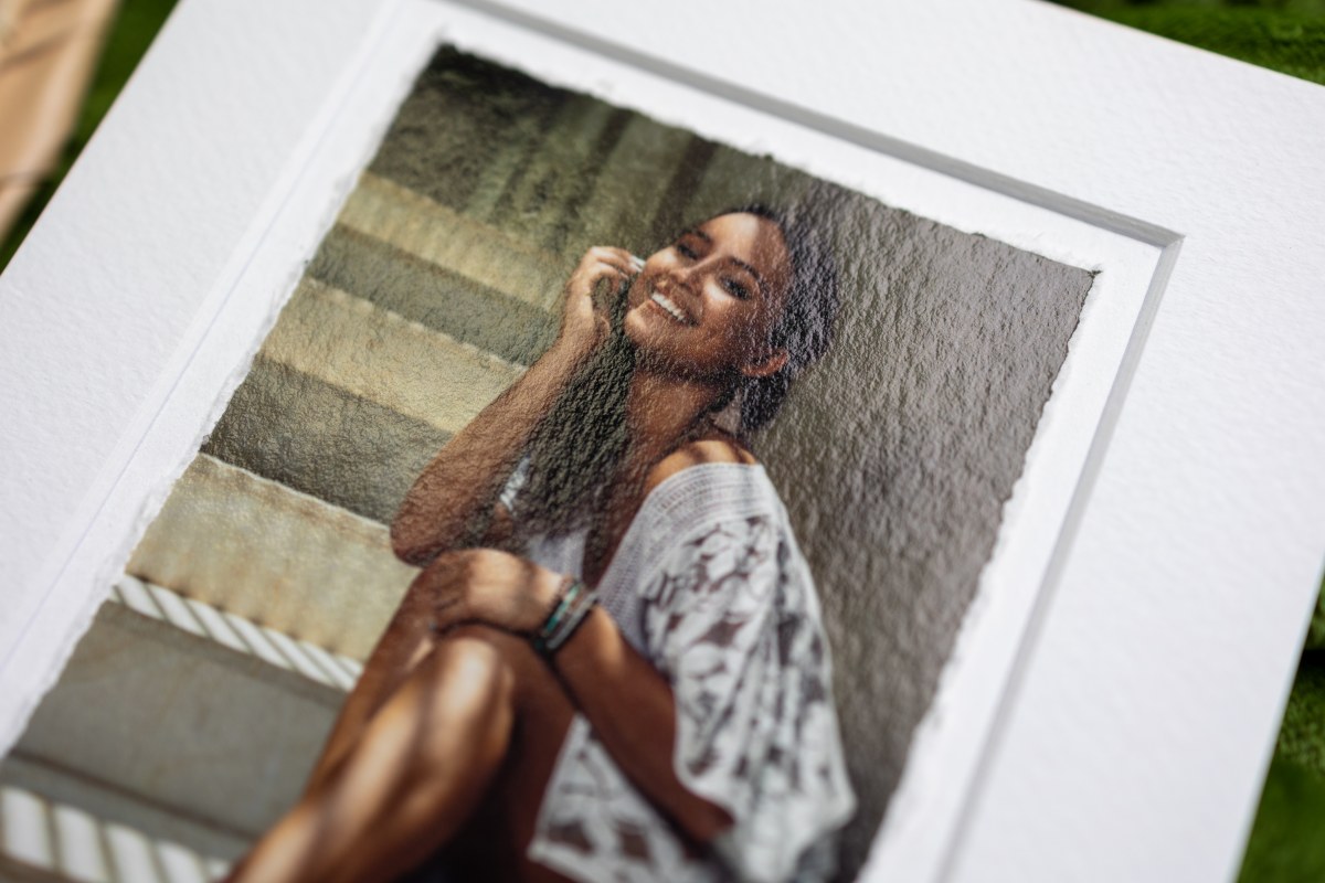 Matted Deckled Edge Hahnemühle Baryta Bamboo Prints