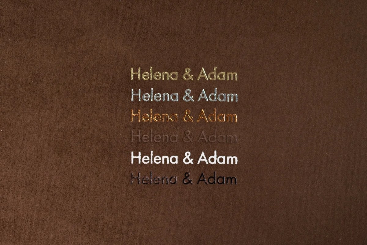 Eco Suede Embossing Examples