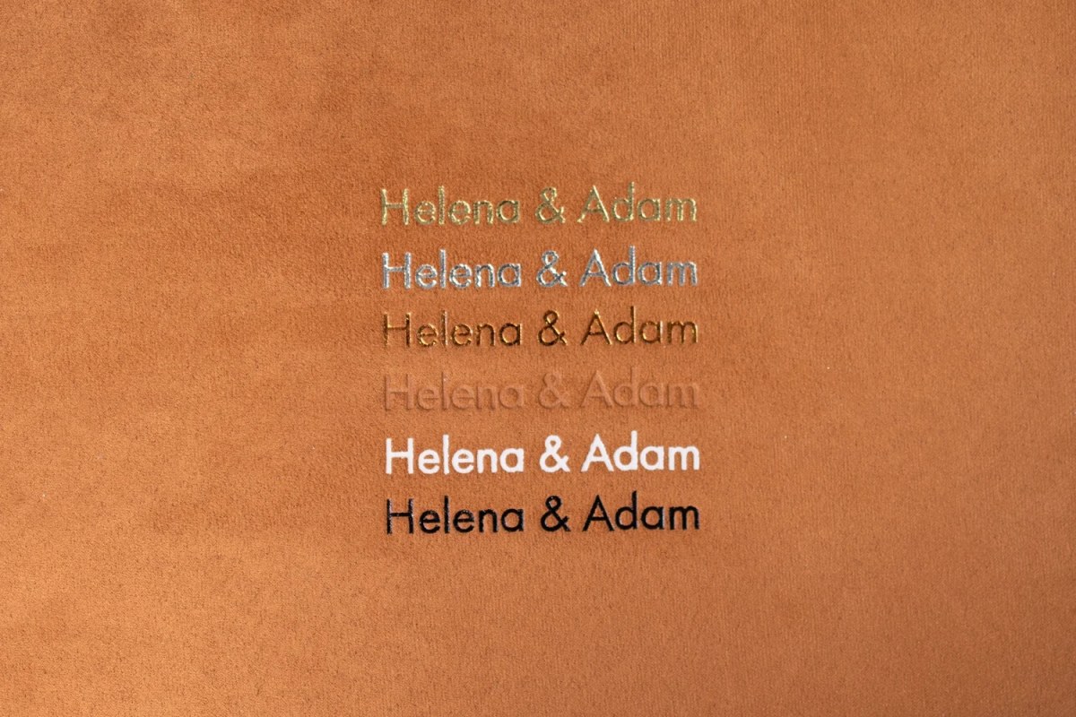 Eco Suede Embossing Examples