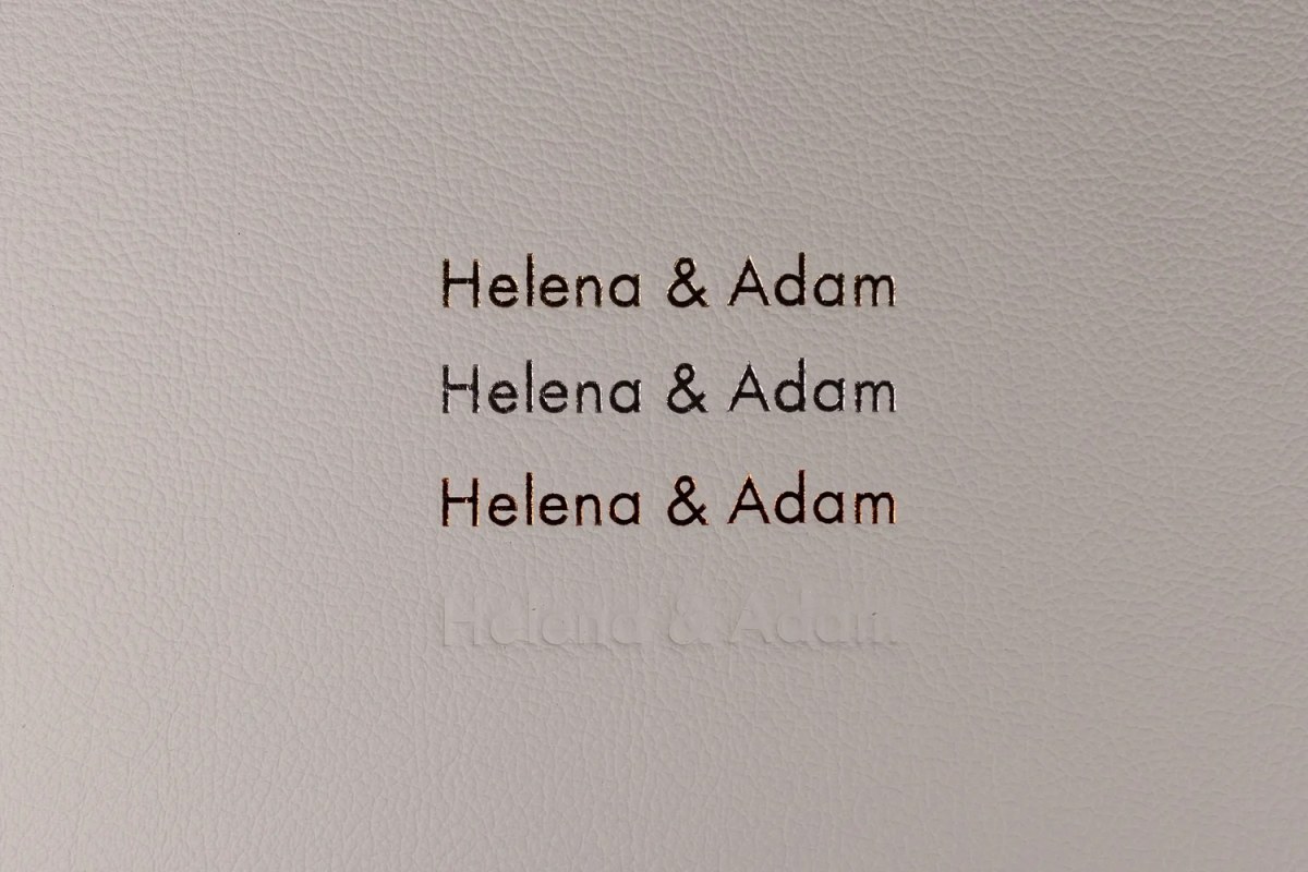 Genuine Leather Embossing Examples