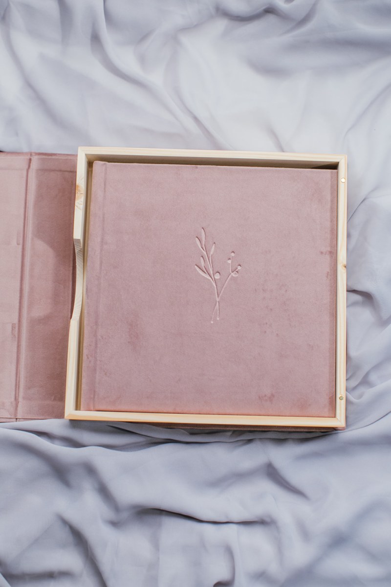 Wood & Fabric Album Box