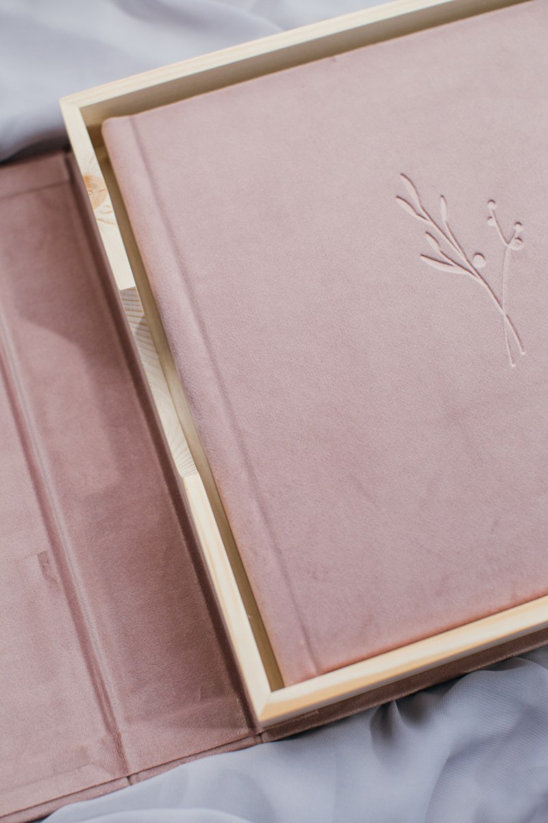 Wood & Fabric Album Box