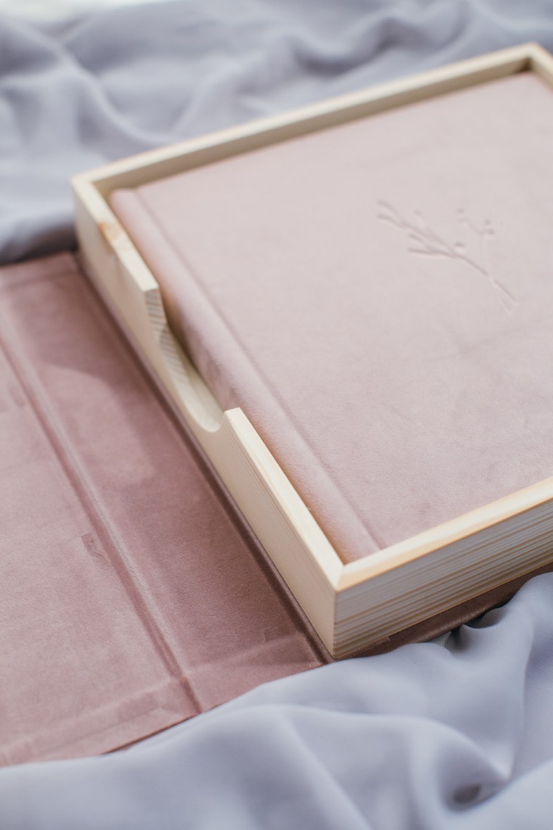Wood & Fabric Album Box