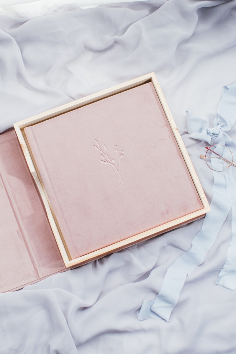 Wood & Fabric Album Box