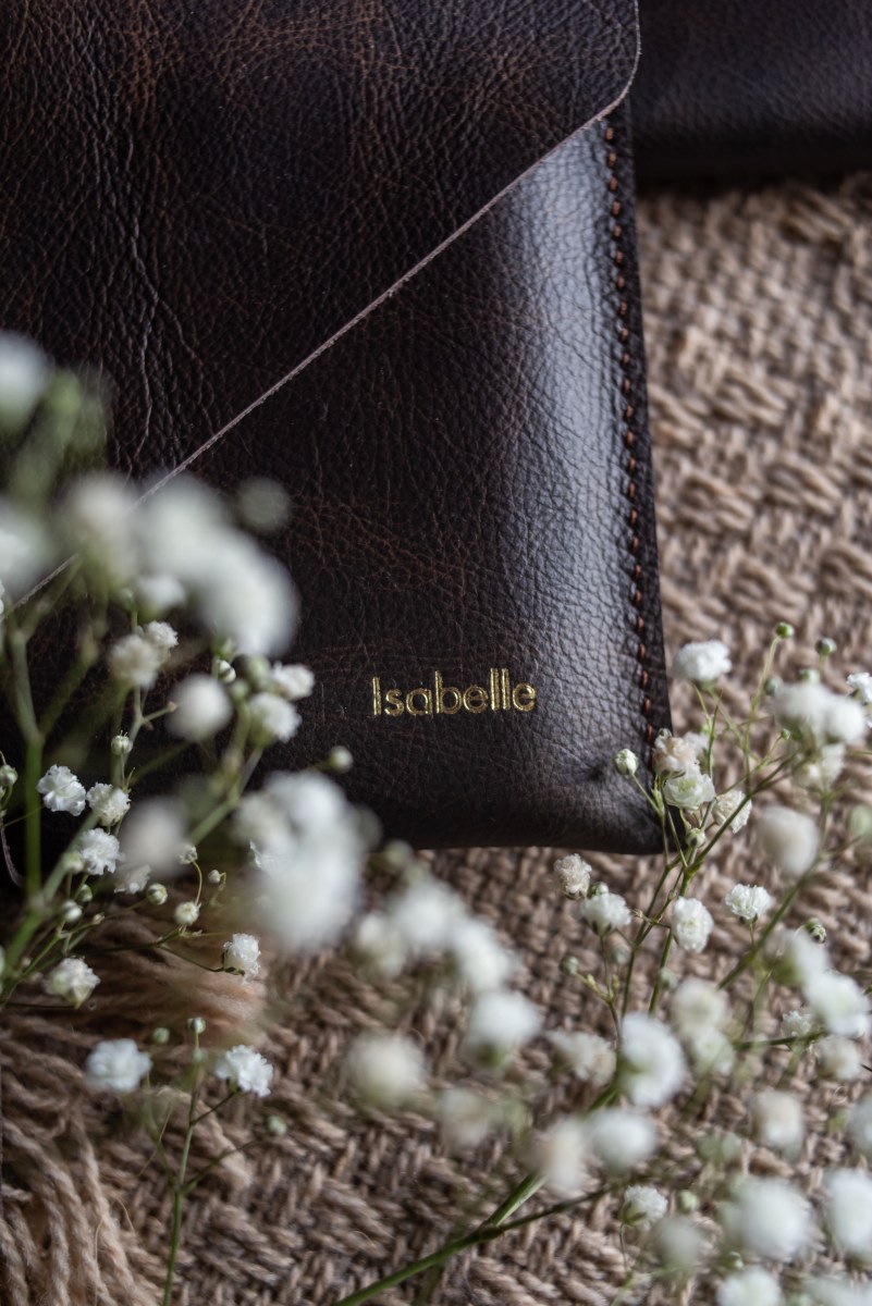 Leather Print Envelope