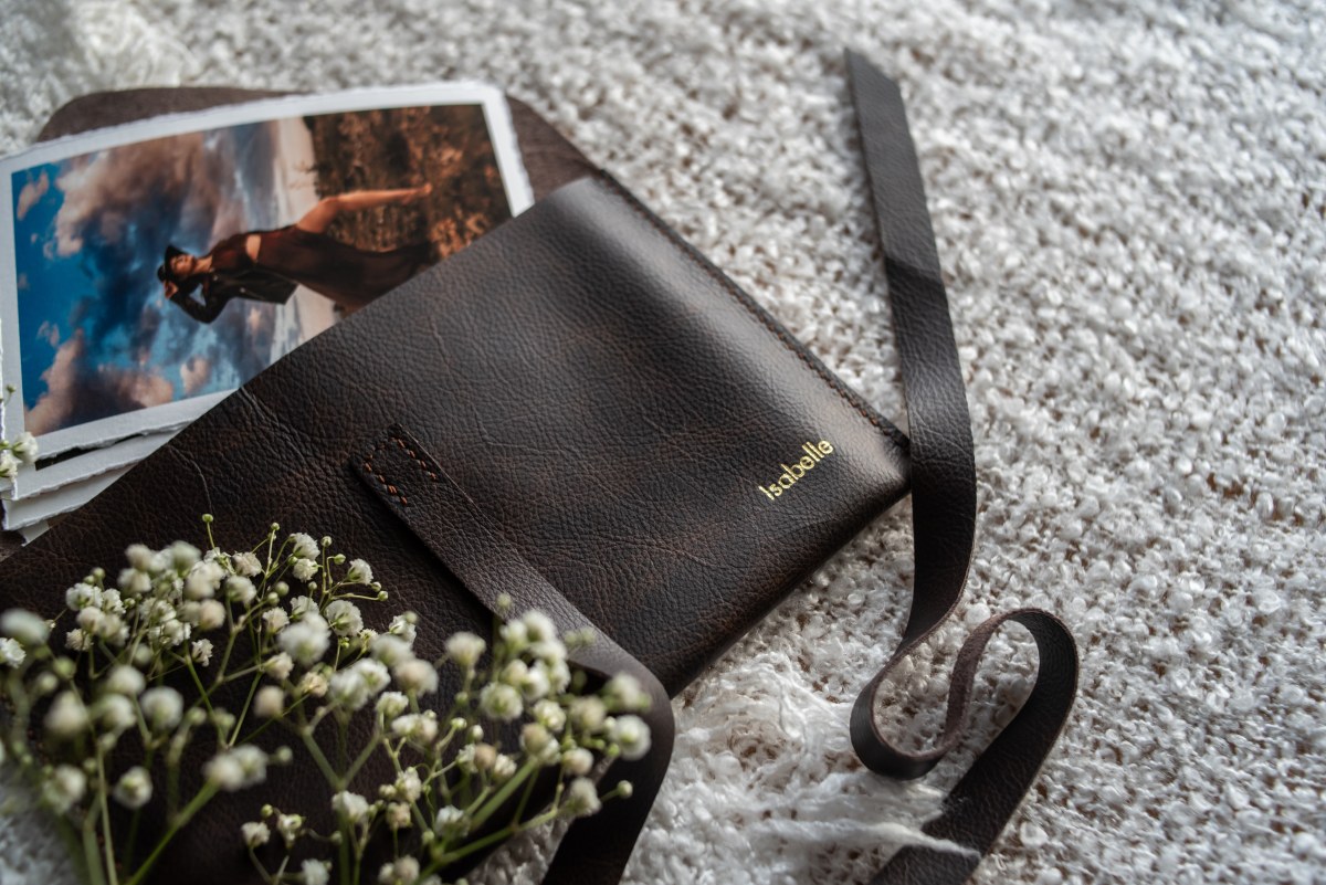 Leather Print Envelope