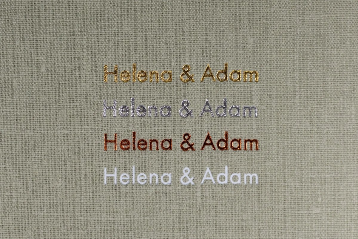 Premium Pastel Linen Embossing Examples