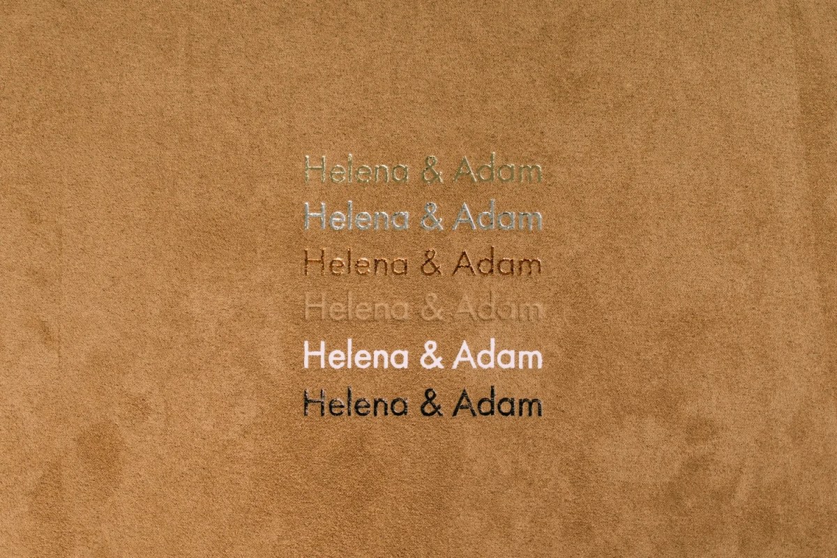 Eco Suede Embossing Examples