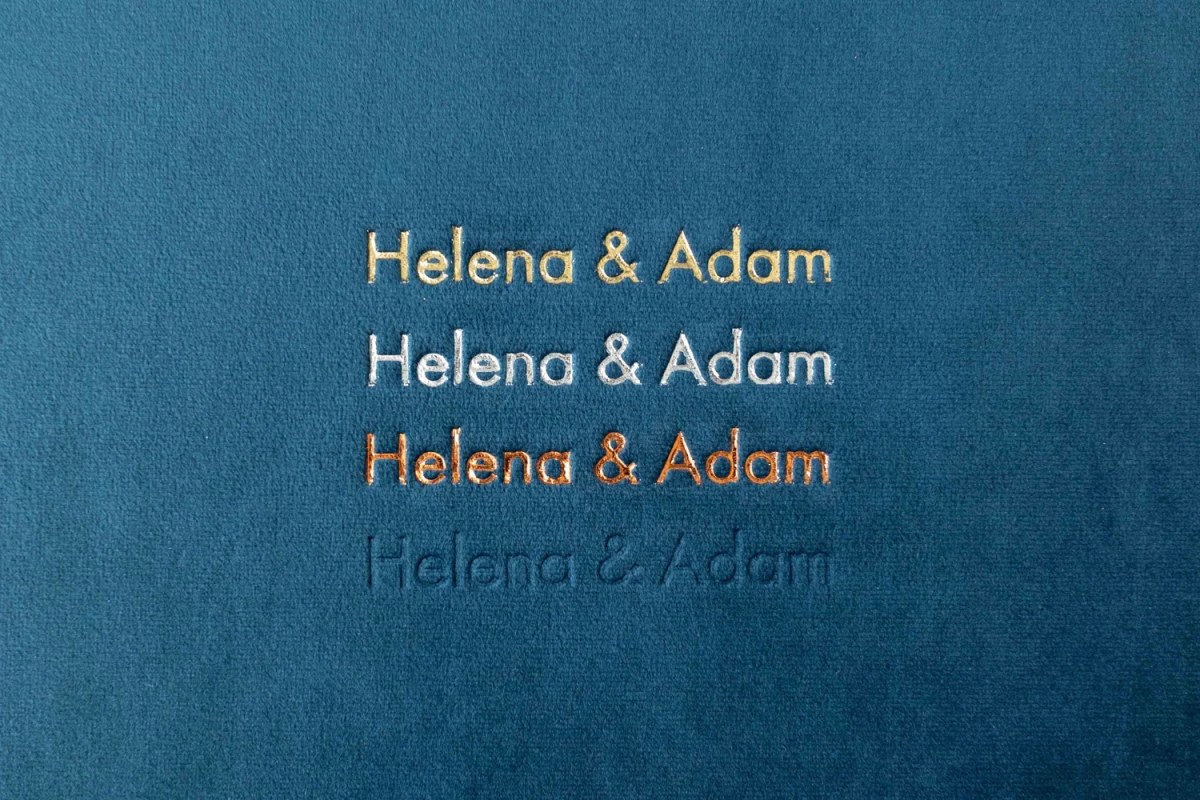 Premium Velvet Embossing Examples