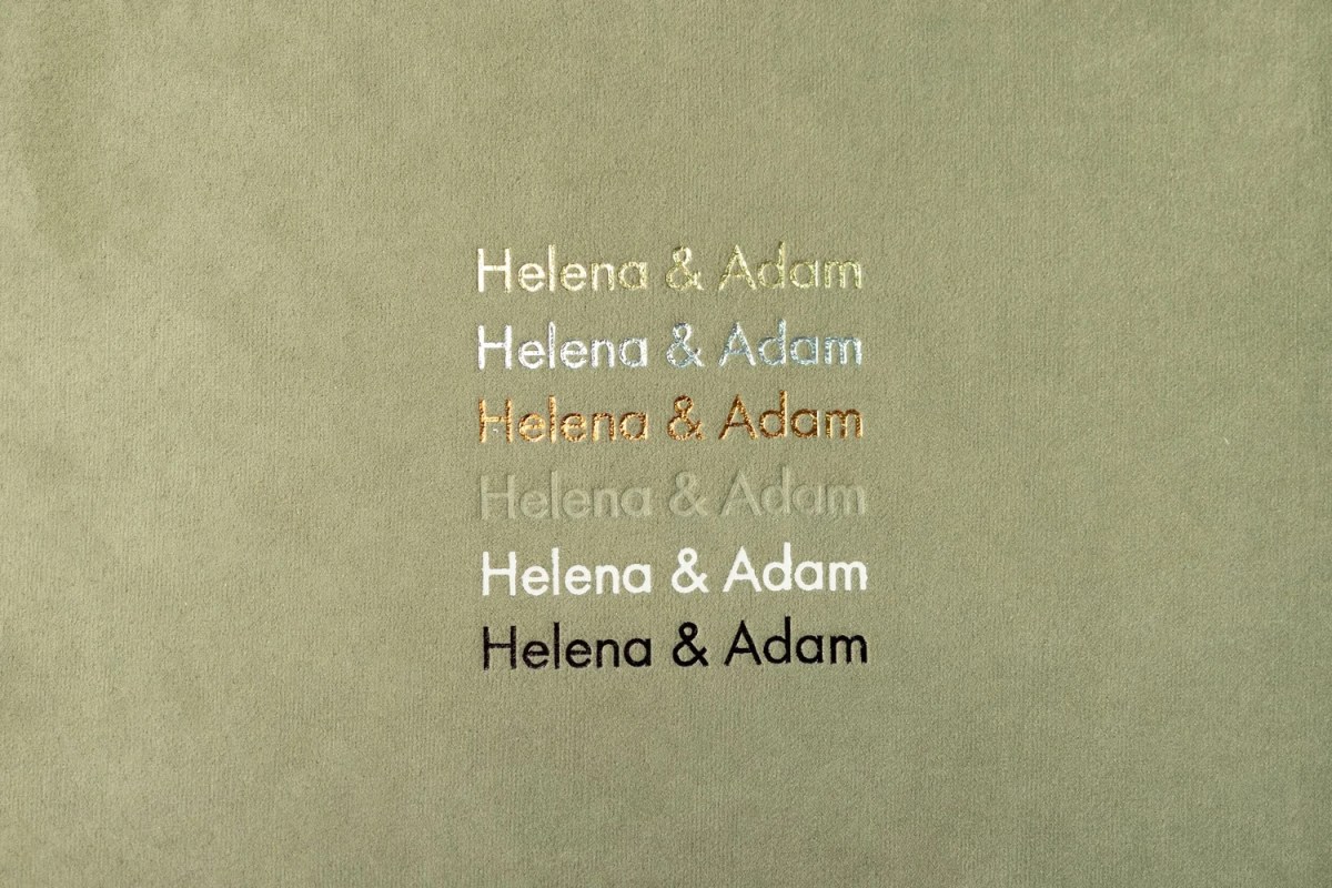 Eco Suede Embossing Examples