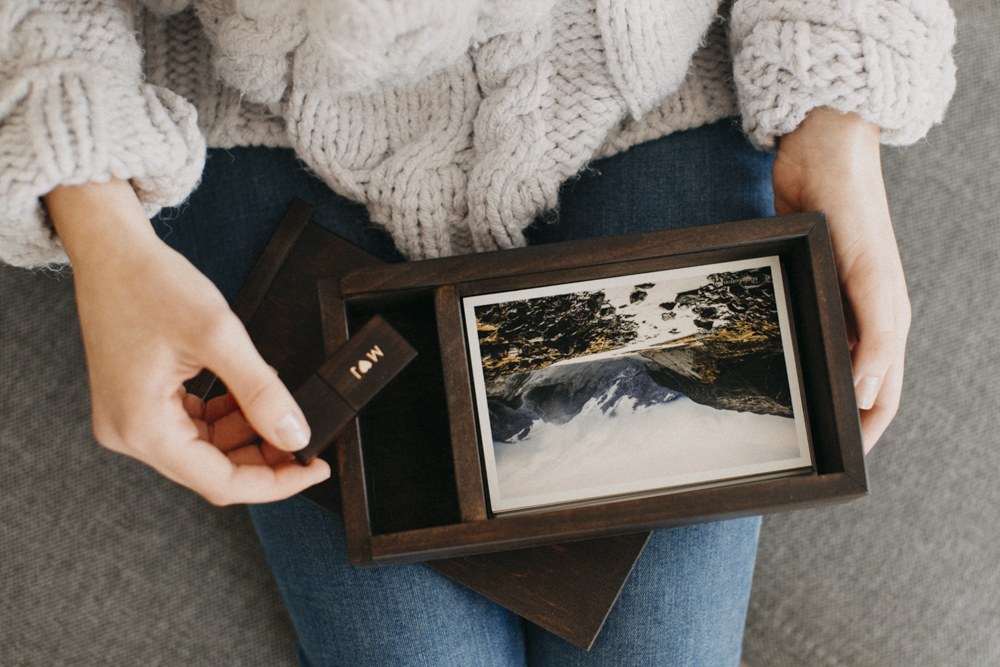 Wooden Print Box